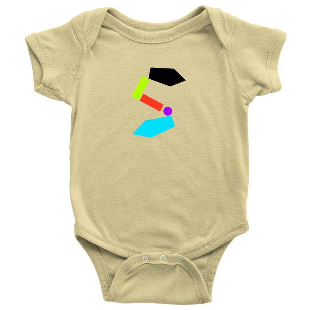 "S" Initial Baby Onesie