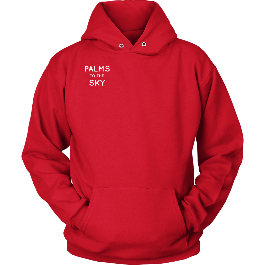 "Palms to the sky" Adult Hoodie