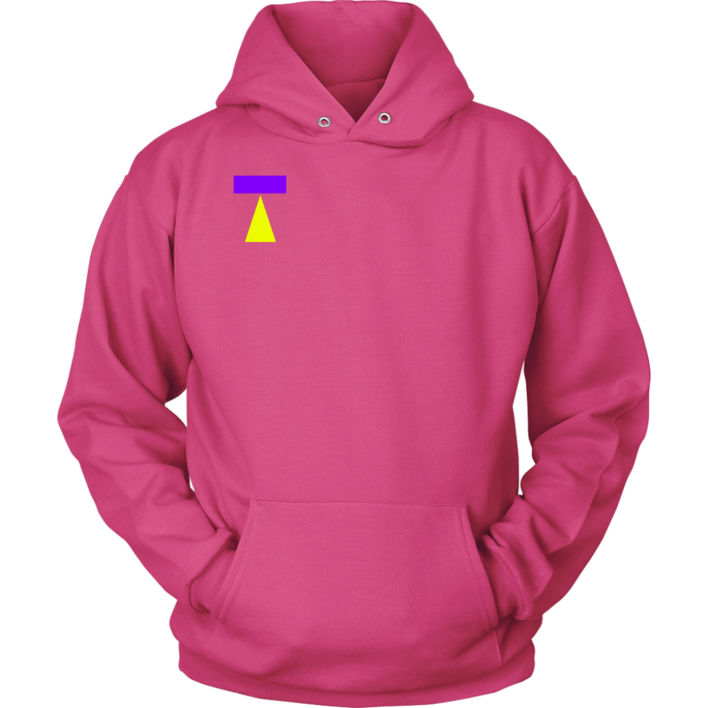 "T" Initial Adult Hoodie