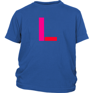 "L" Initial Youth T-shirt