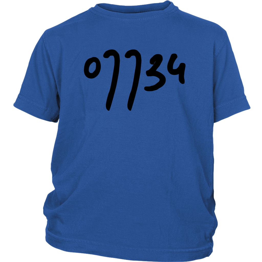 "07734" Youth T-shirt