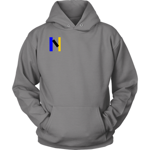 "N" Initial Adult Hoodie