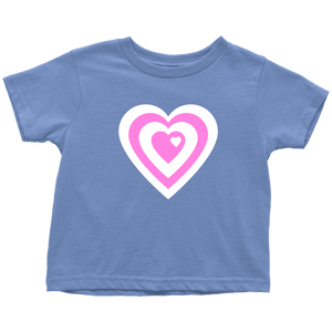 Super Loveheart Toddler T-shirt -Pink