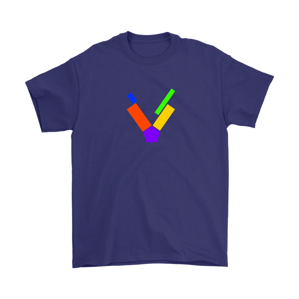 "V" Initial Adult T-shirt