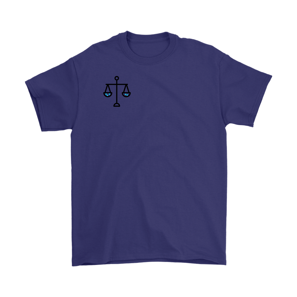 Scales of Justice Adult T-shirt