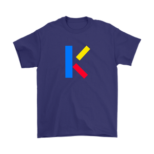 "K" Initial Adult T-shirt