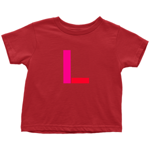 "L" Initial Toddler T-shirt