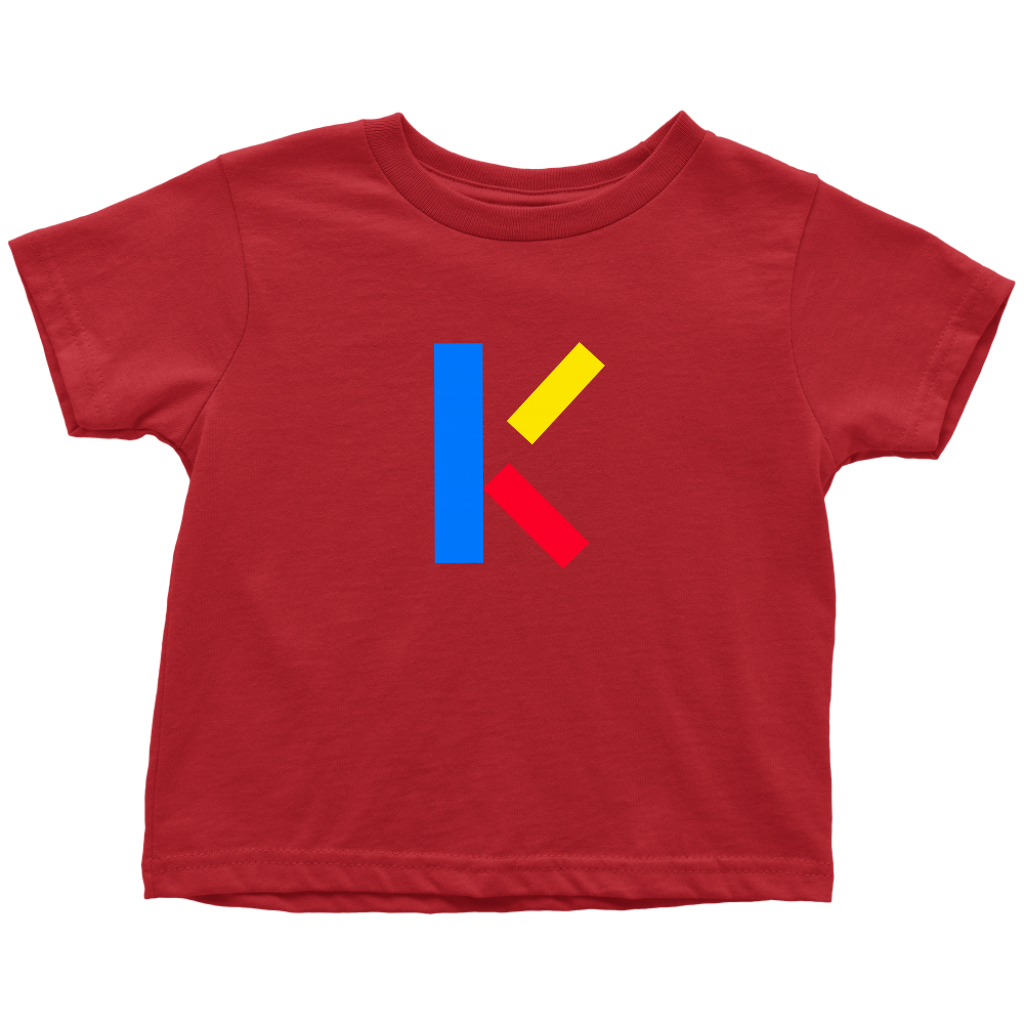 "K" Initial Toddler T-shirt