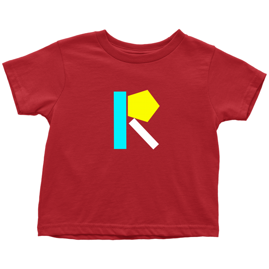 "R" Initial Toddler T-shirt